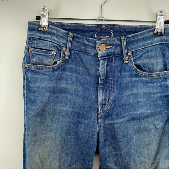 Mother High Waisted Looker Jeans The Sun Don’t Shine Forever Denim Skinny Sz 25 - Picture 5 of 12